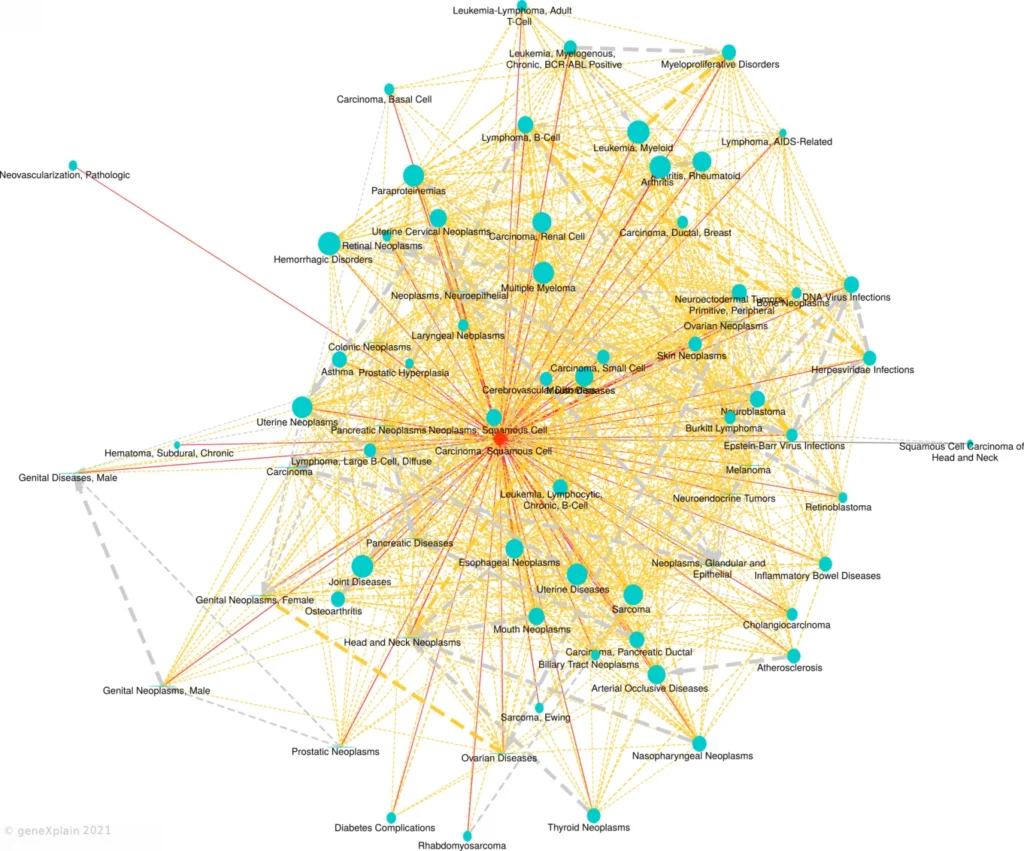 RUNX3 and deltan-p63a in squamous cell carcinoma (SCC) Carcinoma Squamous Cell Disease Similarity Map 1536x1277 1 1024x851