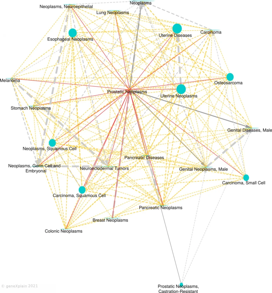 NR4A3 and Smad2 in prostate cancer (PCa) Prostatic Neoplasms Disease Similarity Map 1427x1536 1 951x1024