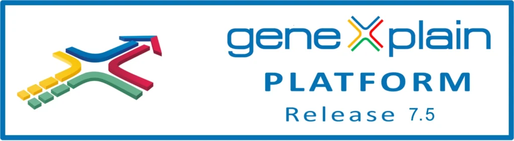 Release announcement GeneXplain Platform 7.5 1024x282