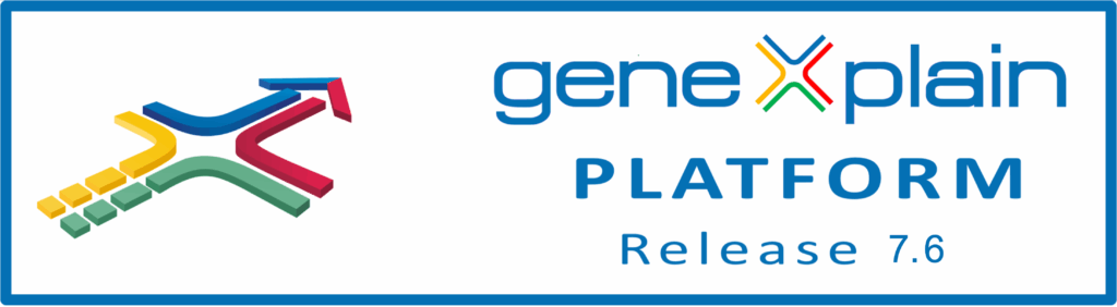 GeneXplain Platform Release 7.6 1024x282