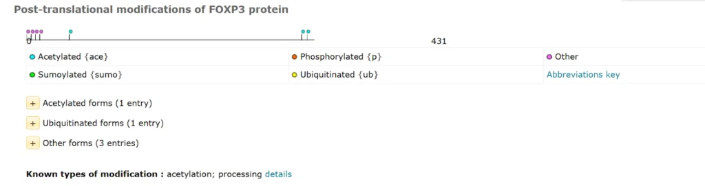 FOXP3: Master Regulator of Immune Tolerance and T-Cell Identity Protein Features 2 1024x271