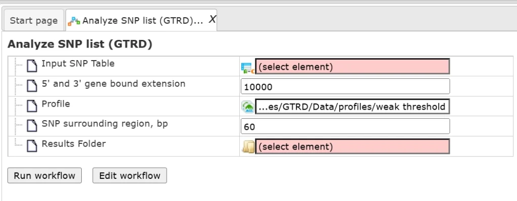 Genome variant analysis Analyze SNP List GTRD 1024x398