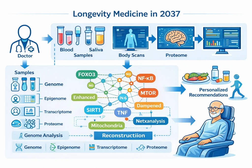 Can Transcription Factors Turn Back the Clock on Aging? longevity medicine in 2037